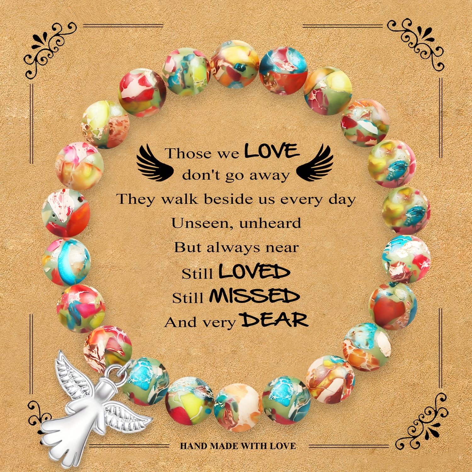 Stylish Bracelet with Blessing Card, Easter Gift